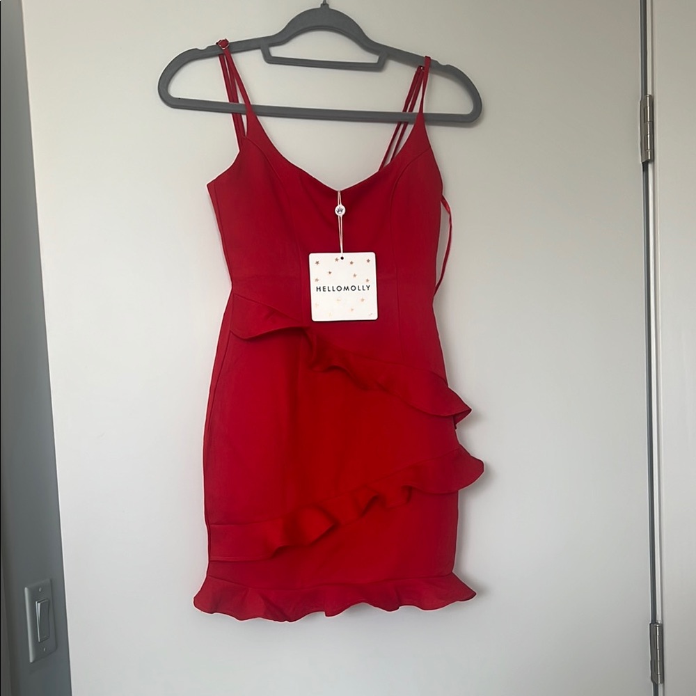 Through The Dark Red Dress XS